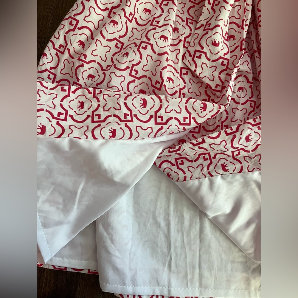 Elizabeth McKay Red and White Printed Mini Dress - Picture 5 of 11